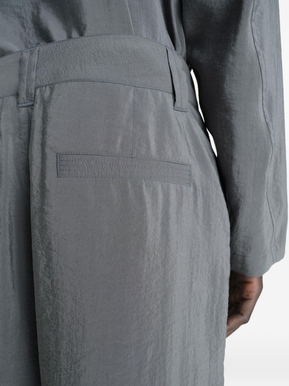 Pantaloni sartoriali dritti in grigio Lemaire - uomo 