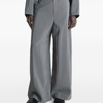 Pantaloni sartoriali dritti in grigio Lemaire - uomo 