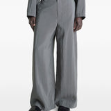 Pantaloni sartoriali dritti in grigio Lemaire - uomo 
