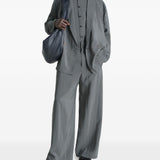 Pantaloni sartoriali dritti in grigio Lemaire - uomo 