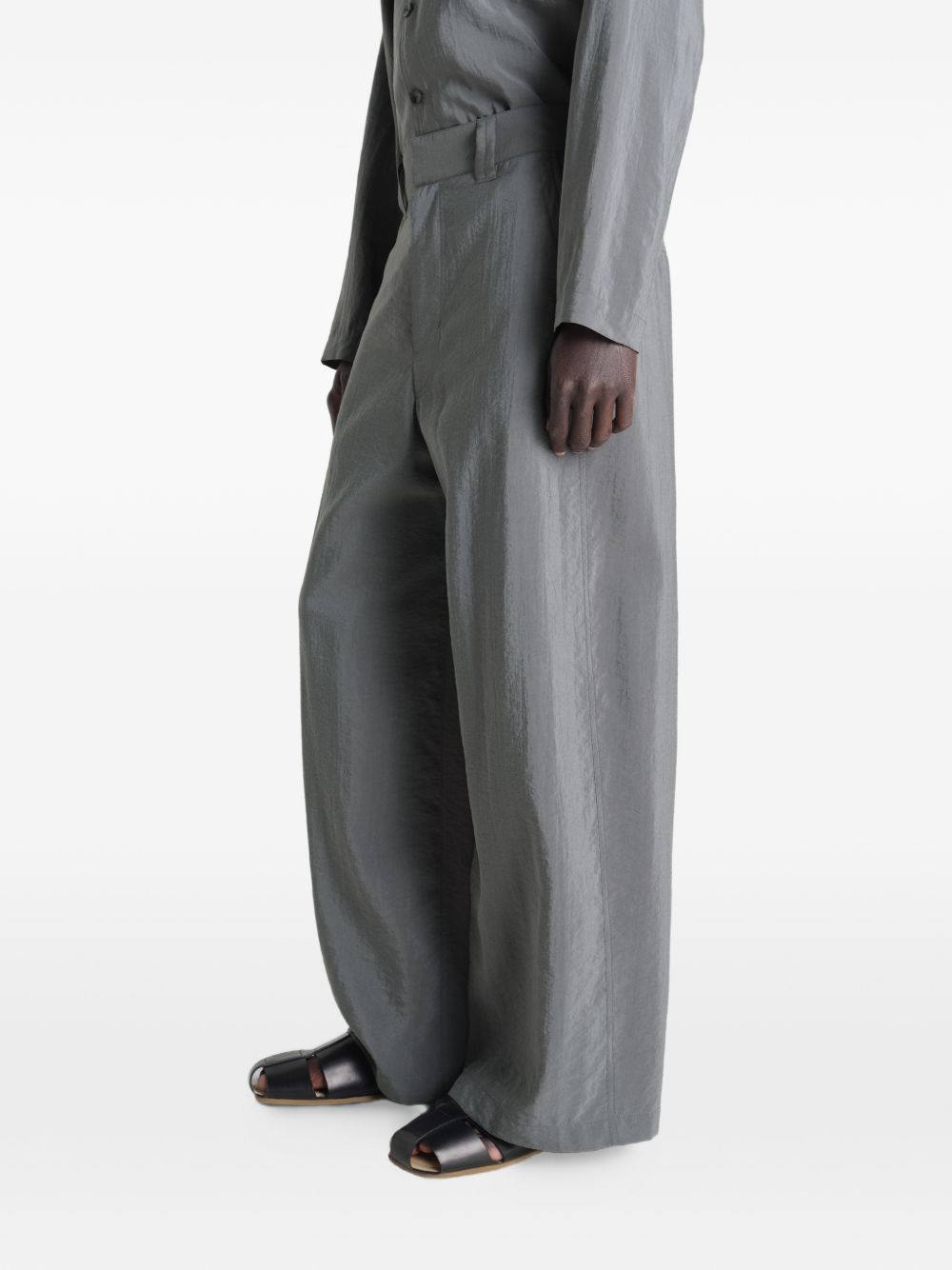 Pantaloni sartoriali dritti in grigio Lemaire - uomo 
