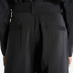 Pantaloni sartoriali dritti in nero Lemaire - uomo 