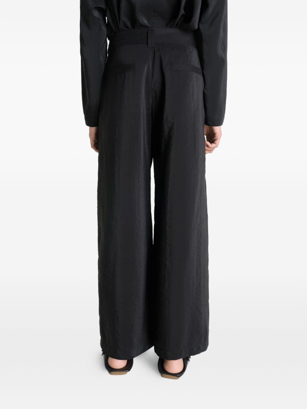 Pantaloni sartoriali dritti in nero Lemaire - uomo 