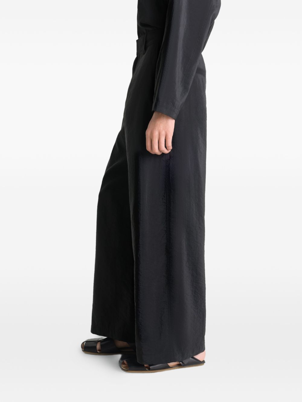 Pantaloni sartoriali dritti in nero Lemaire - uomo 