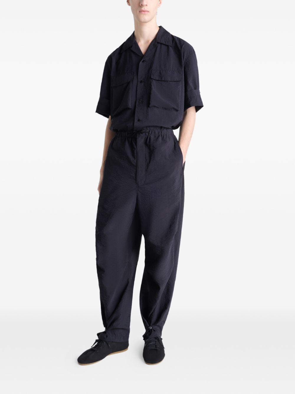 Pantaloni con tasche in nero LEMAIRE - uomo 