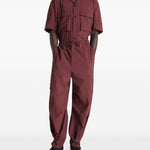 Pantaloni con pieghe in rosso Lemaire - uomo 
