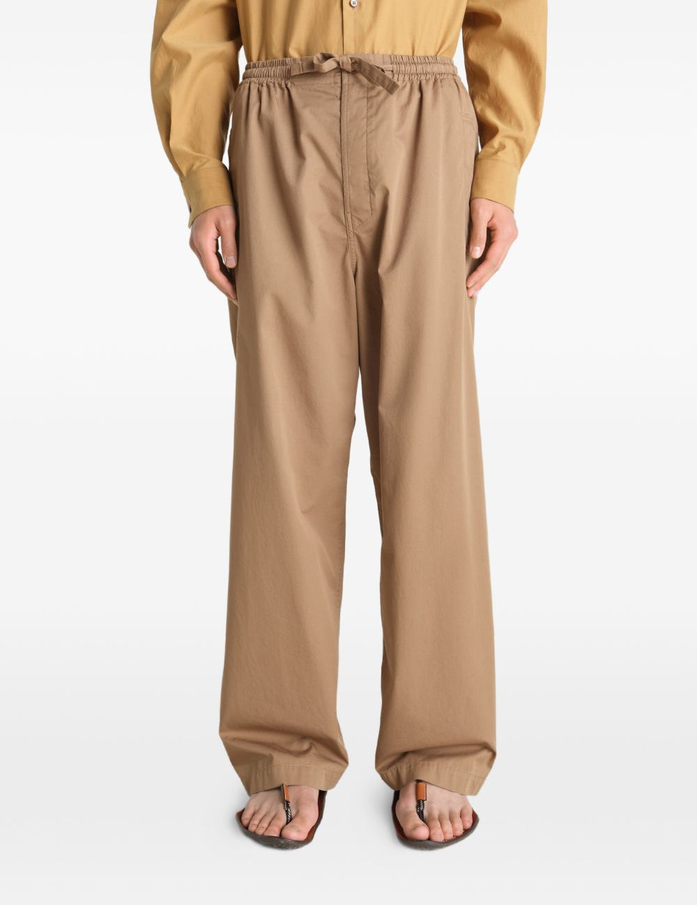 Pantaloni con coulisse in beige LEMAIRE - uomo 