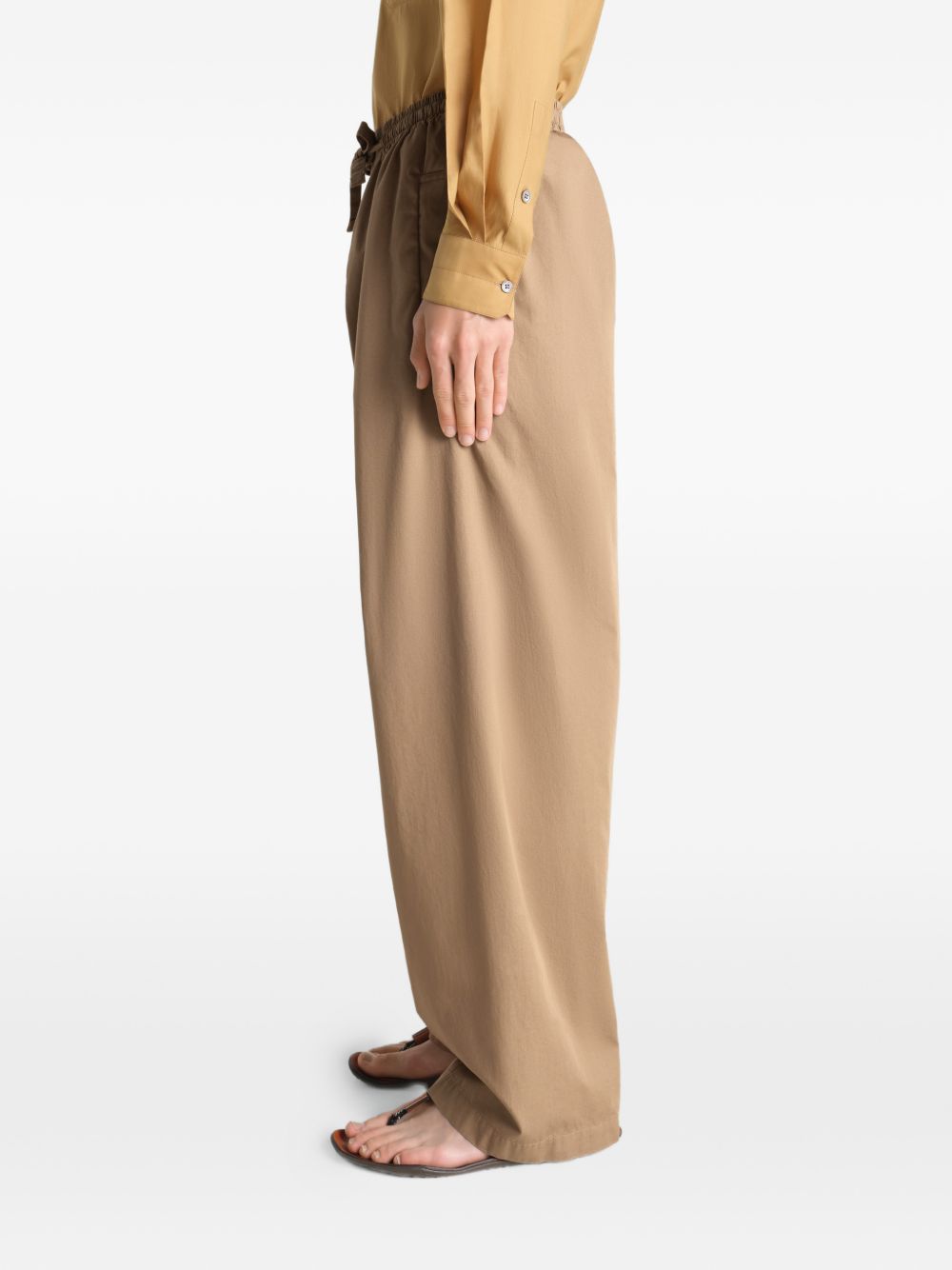 Pantaloni con coulisse in beige LEMAIRE - uomo 