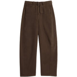 Jeans con cintura in marrone Lemaire - uomo 