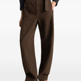 Jeans con cintura in marrone Lemaire - uomo 
