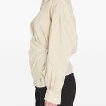 Camicia con chiusura laterale in beige Lemaire - donna 