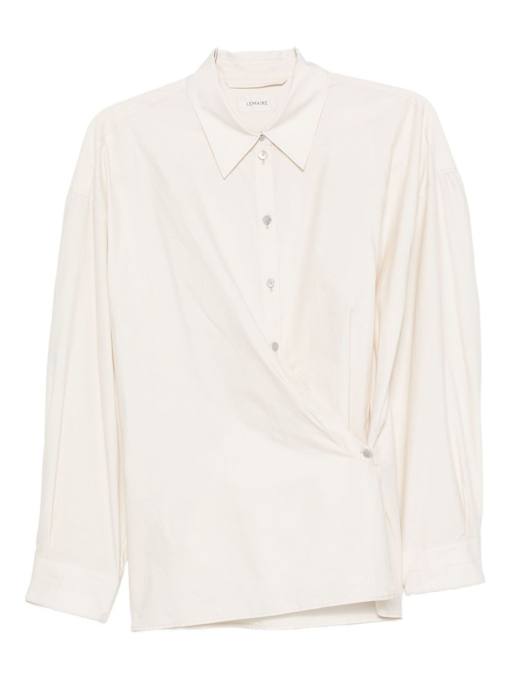 Camicia con chiusura laterale in avorio Lemaire - donna 