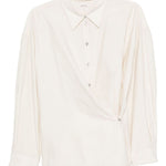 Camicia con chiusura laterale in avorio Lemaire - donna 
