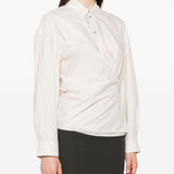 Camicia con chiusura laterale in avorio Lemaire - donna 