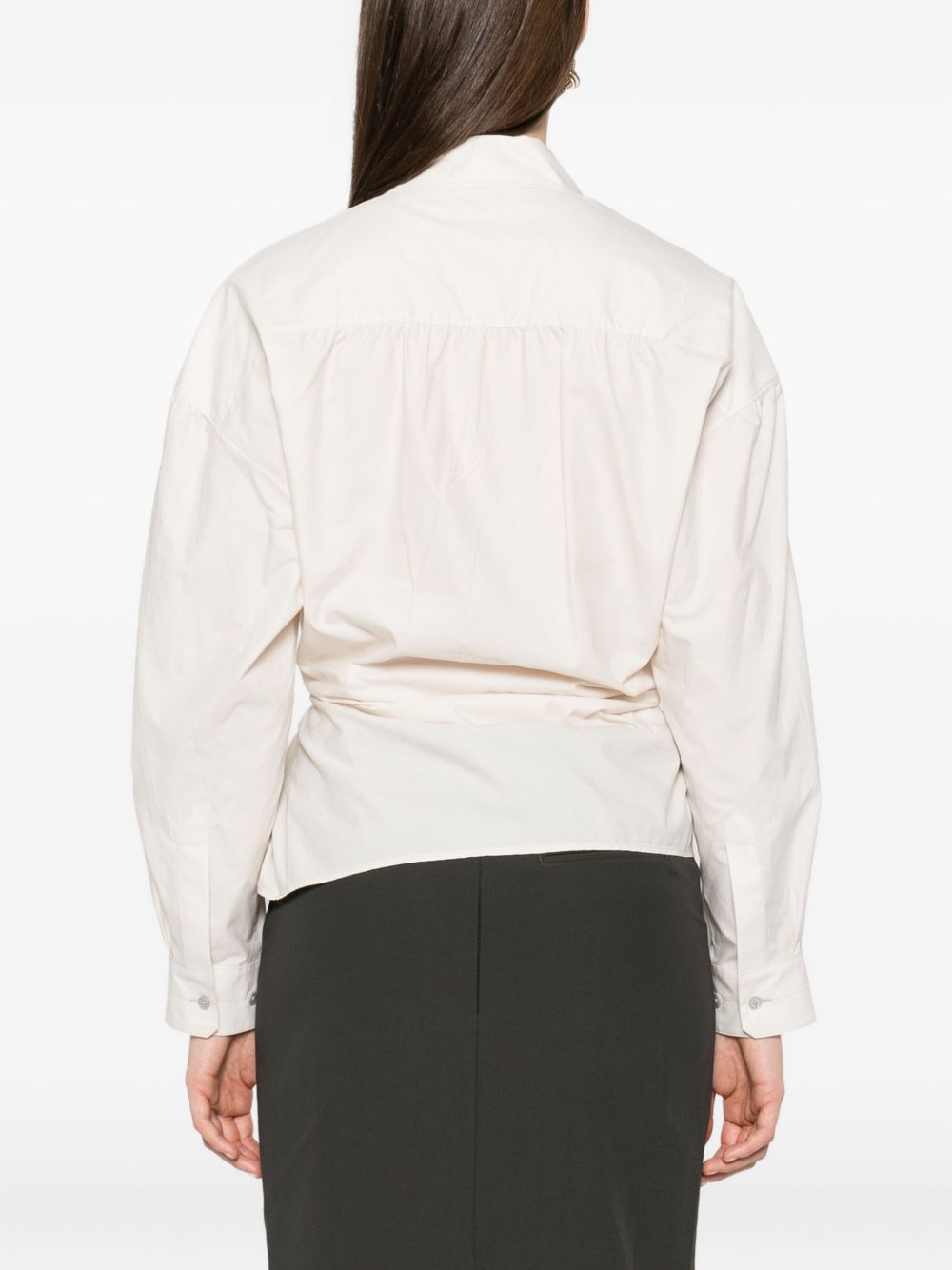 Camicia con chiusura laterale in avorio Lemaire - donna 