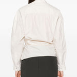 Camicia con chiusura laterale in avorio Lemaire - donna 