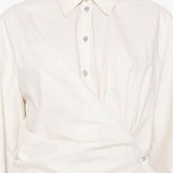 Camicia con chiusura laterale in avorio Lemaire - donna 