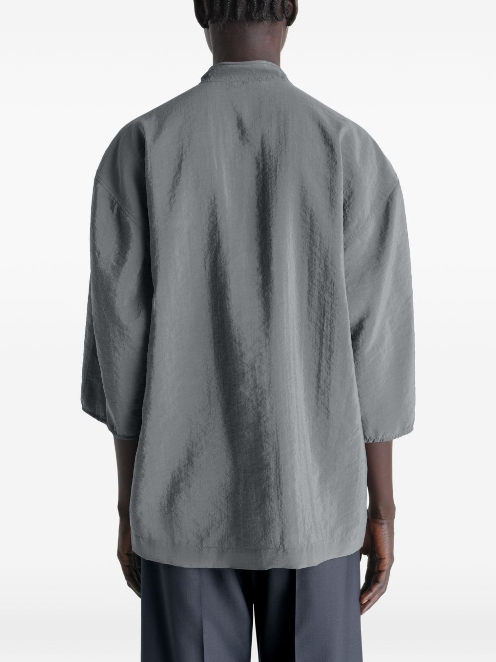 Blusa con collo rialzato in grigio LEMAIRE  - donna 