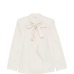 Blusa ascot in bianco LEMAIRE - donna 