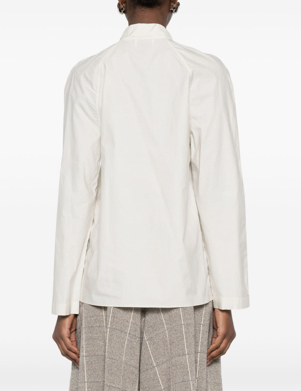 Blusa ascot in bianco LEMAIRE - donna 