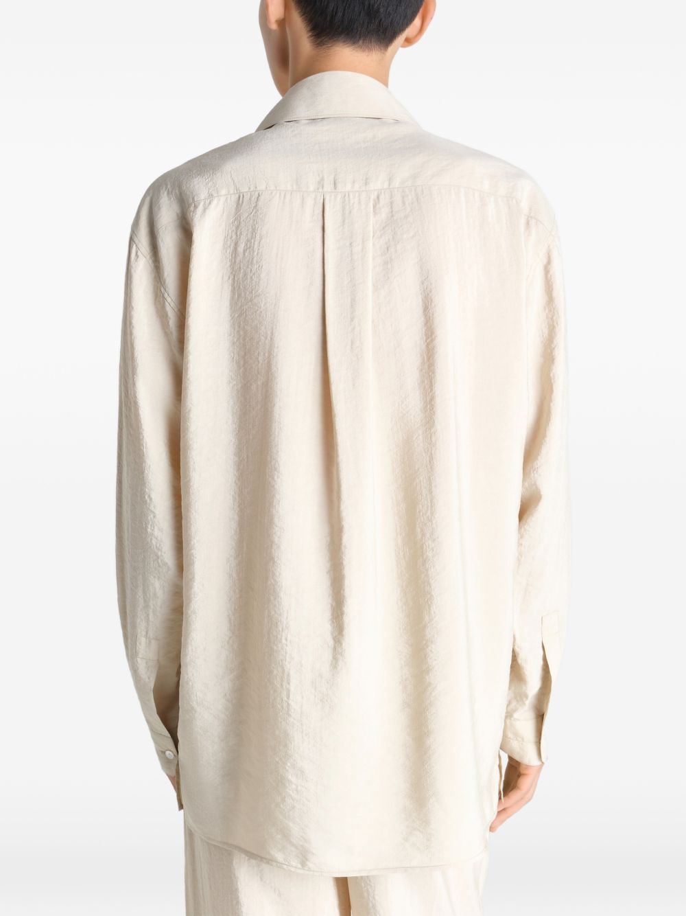 Camicia con tasche in beige Lemaire - uomo 