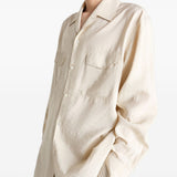 Camicia con tasche in beige Lemaire - uomo 