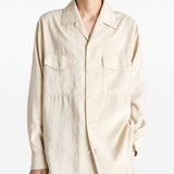 Camicia con tasche in beige Lemaire - uomo 