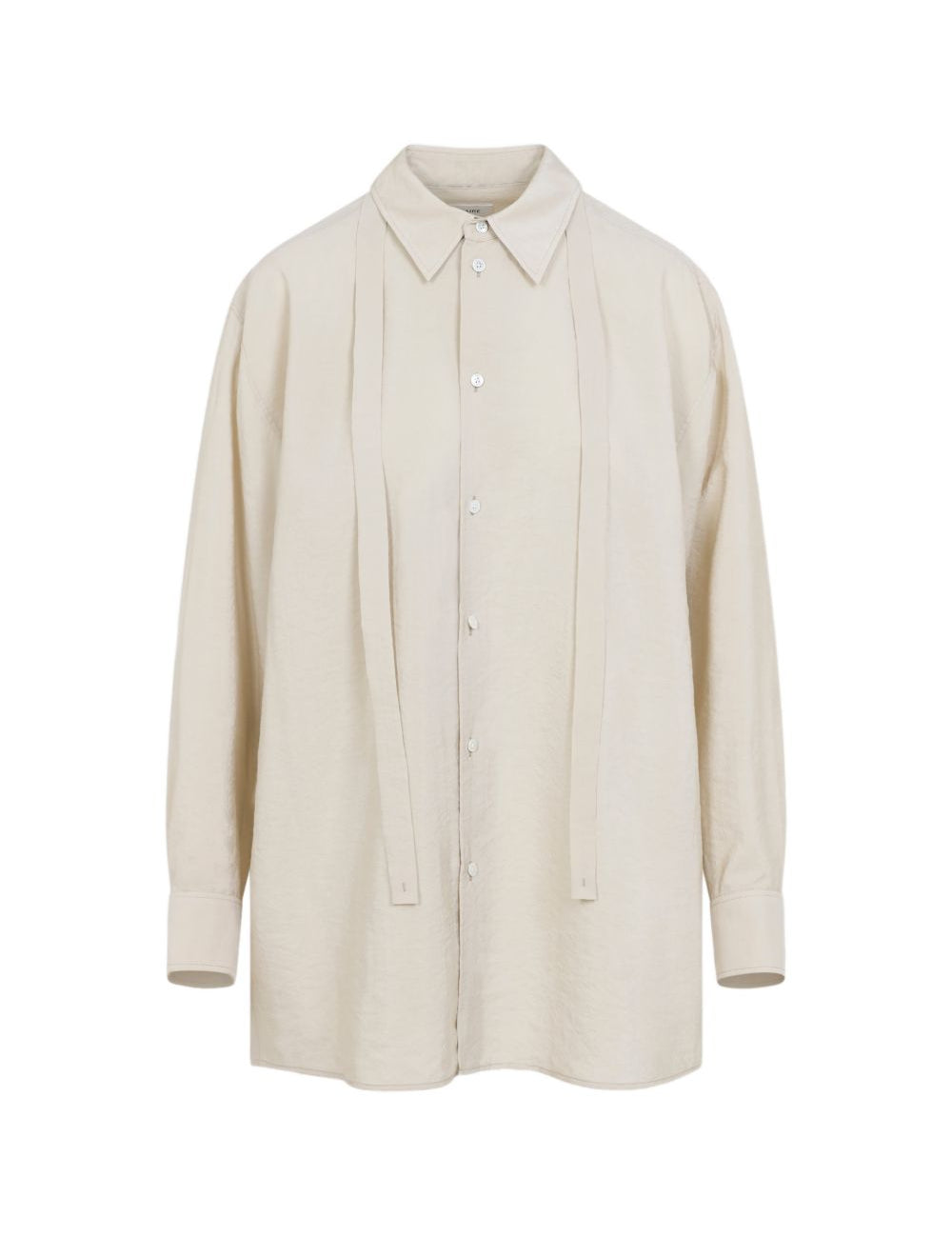 Camicia con nodo in beige Lemaire - donna 