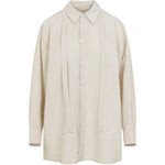 Camicia con nodo in beige Lemaire - donna 