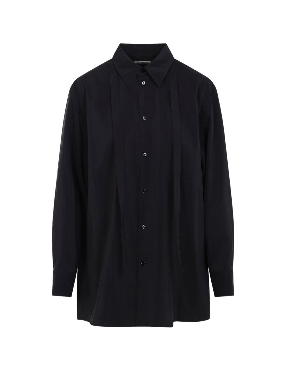 Camicia con nodo in nero Lemaire - donna 