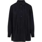 Camicia con nodo in nero Lemaire - donna 