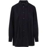 Camicia con nodo in nero Lemaire - donna 