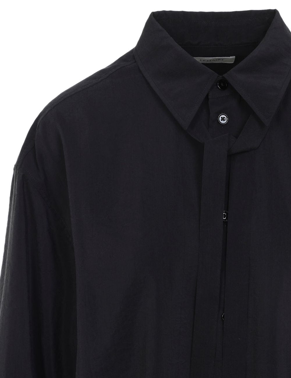 Camicia con nodo in nero Lemaire - donna 