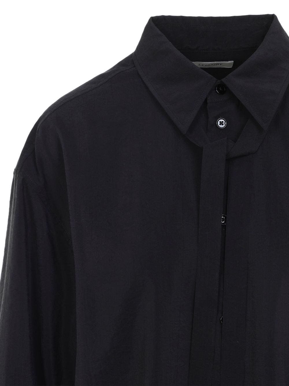 Camicia con nodo in nero Lemaire - donna 