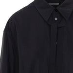 Camicia con nodo in nero Lemaire - donna 