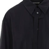 Camicia con nodo in nero Lemaire - donna 