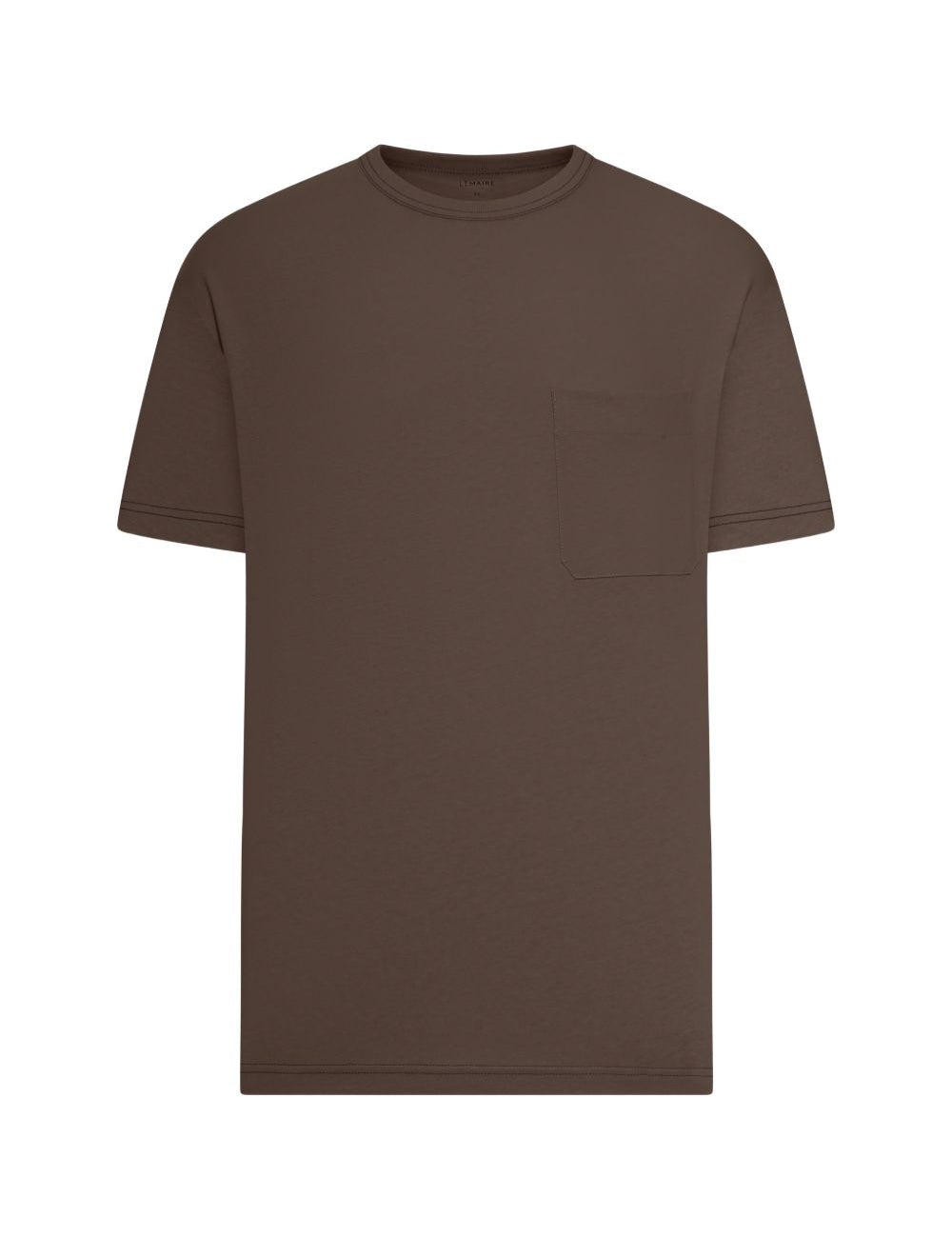 T-shirt a maniche corte in marrone Lemaire - uomo 