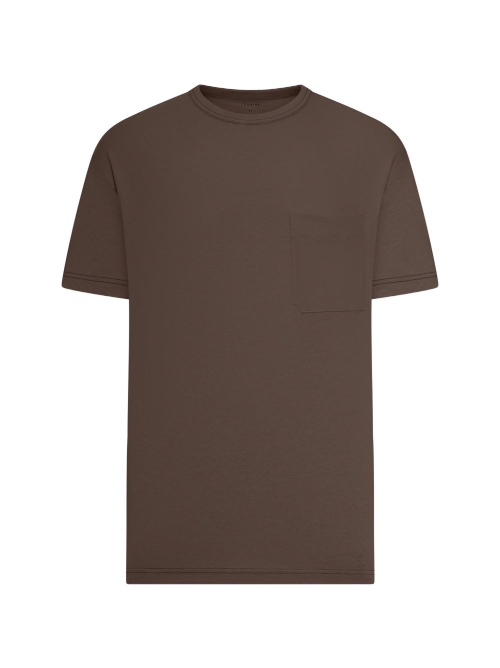 T-shirt a maniche corte in marrone Lemaire - uomo 