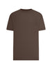 Men's Lemaire short-sleeved T-shirt in brown