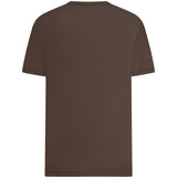 T-shirt a maniche corte in marrone Lemaire - uomo 
