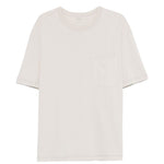 T-shirt a maniche corte in bianco Lemaire - uomo 