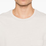 T-shirt a maniche corte in bianco Lemaire - uomo 