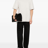 T-shirt a maniche corte in bianco Lemaire - uomo 