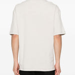 T-shirt a maniche corte in bianco Lemaire - uomo 