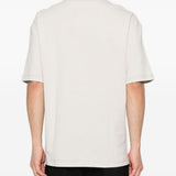 T-shirt a maniche corte in bianco Lemaire - uomo 