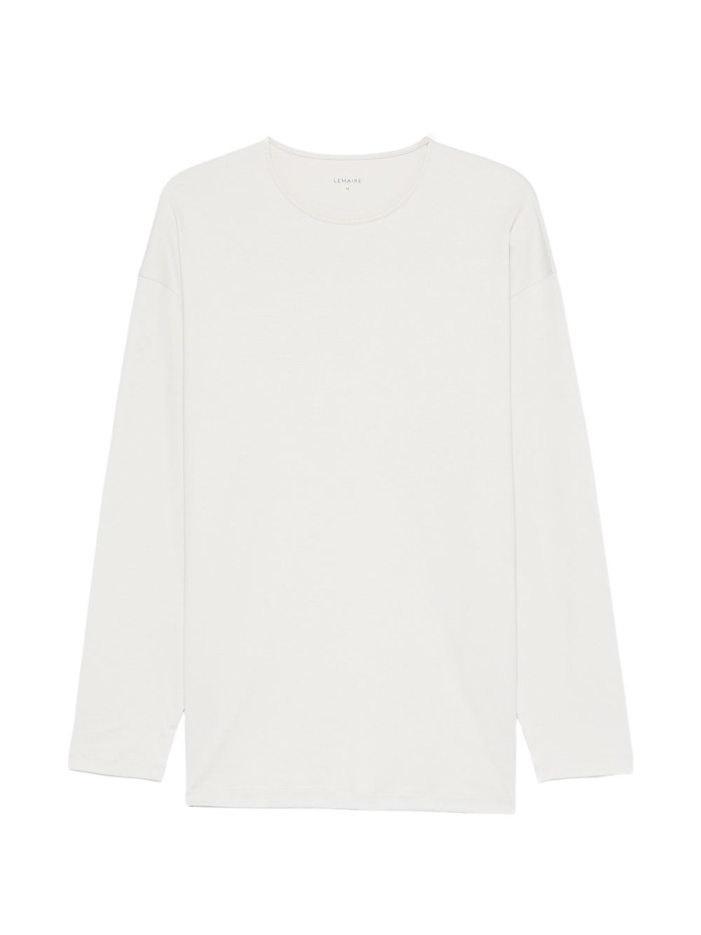 T-shirt a manica lunga in bianco Lemaire - uomo 