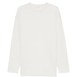 T-shirt a manica lunga in bianco Lemaire - uomo 