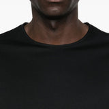 T-shirt a maniche lunghe in nero Lemaire - uomo 