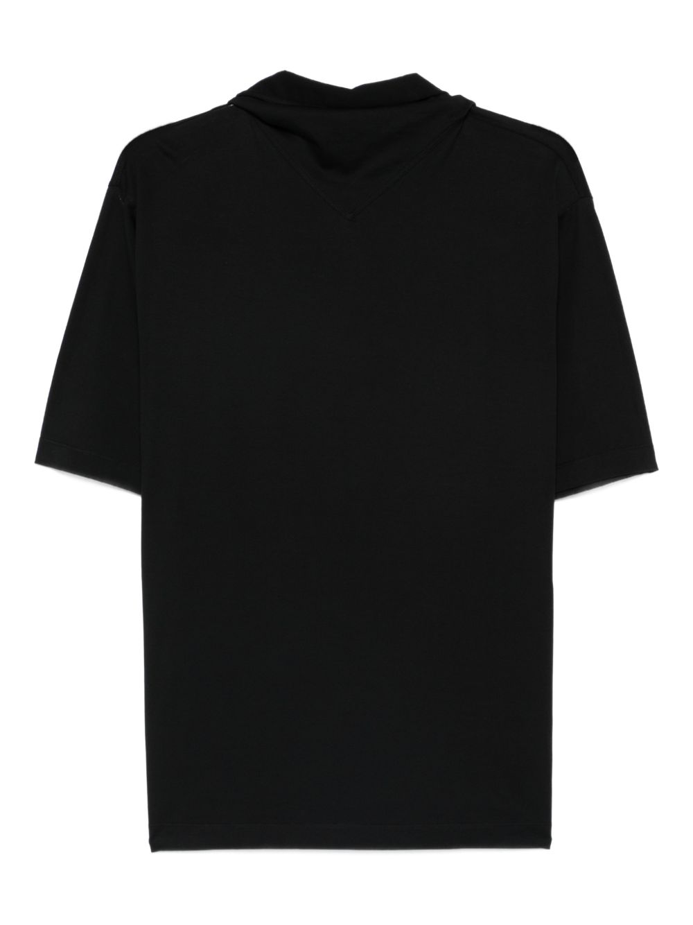 T-shirt con foulard in nero Lemaire - donna 