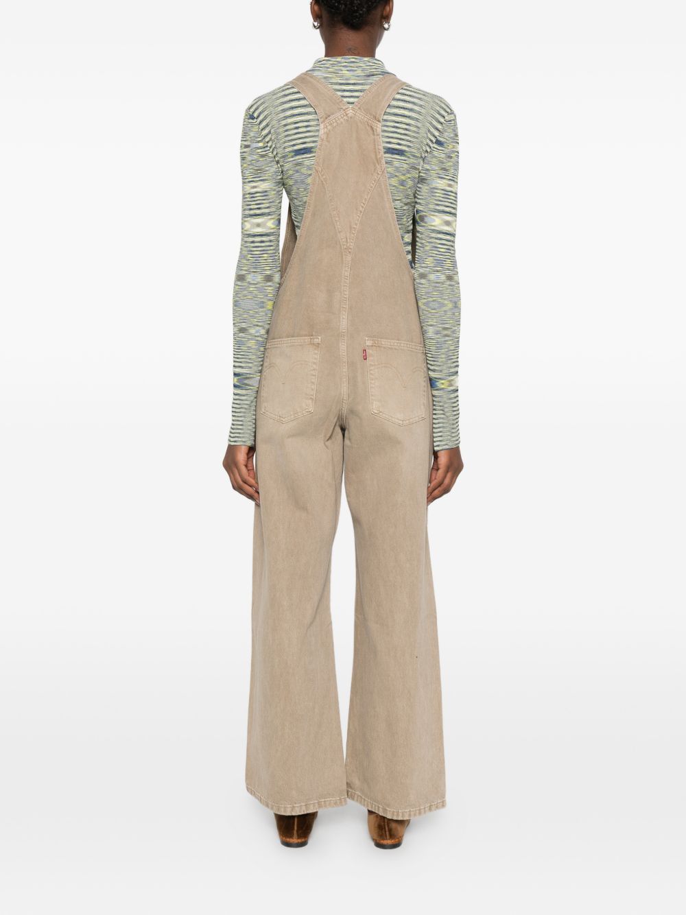 Salopette con tasche laterali in beige Levi's - donna 